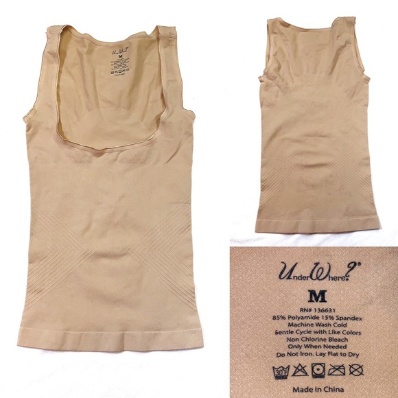 UnderWhere? Other - UnderWhere? Nude Room for Bra SHAPEWEAR Cami Tank
